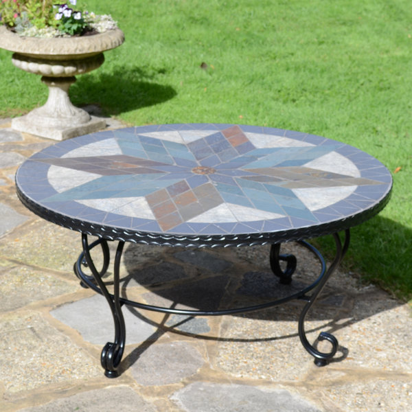 Rosalind Wheeler Loungetisch Montilla aus Stein Wayfair.de